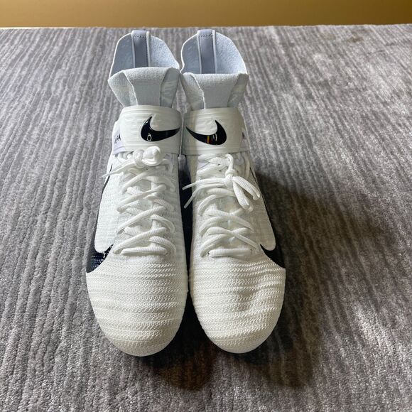Nike Alpha Menace Elite 2 Flyknit Football Cleats Mens 11.5 Detachable White main image 8